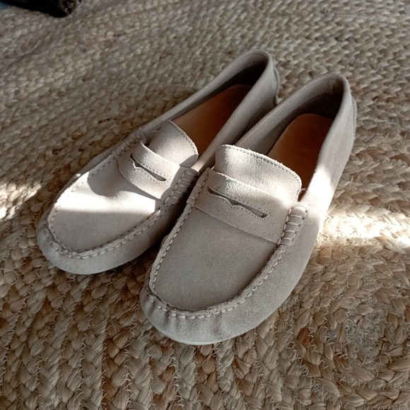 Zara Shoes - Zara Real Suede Loafers